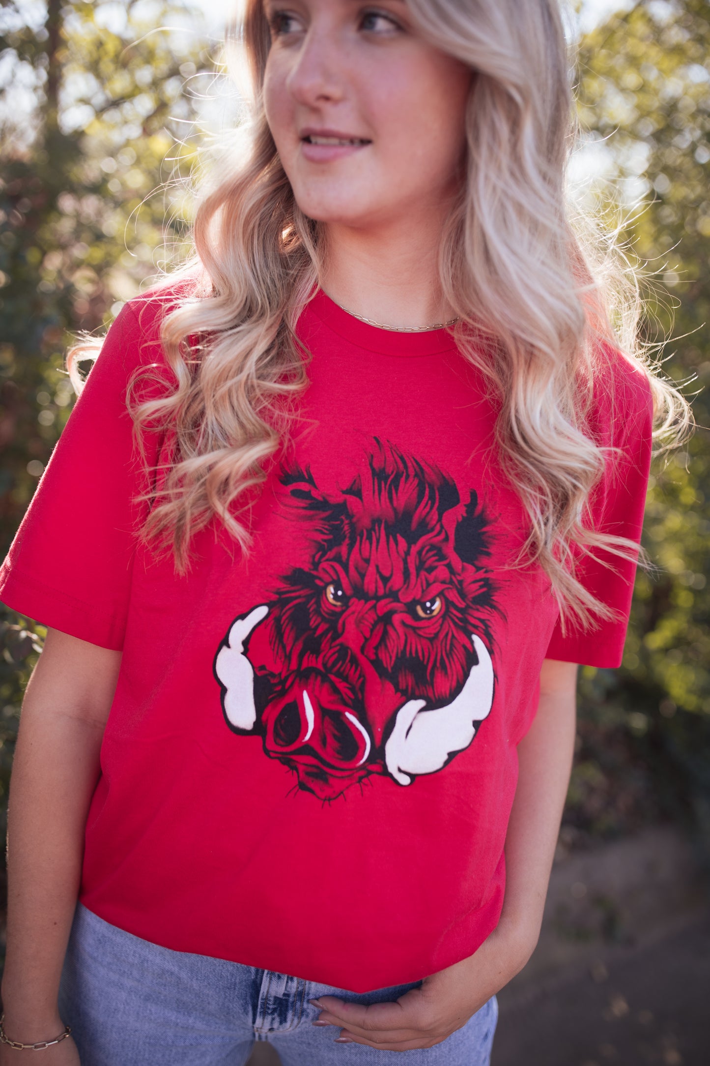 Red Boar Short Sleeve T-Shirt