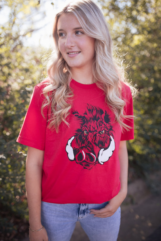 Red Boar Short Sleeve T-Shirt